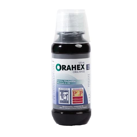 ORAHEX ORAL RINSE REG 120ML